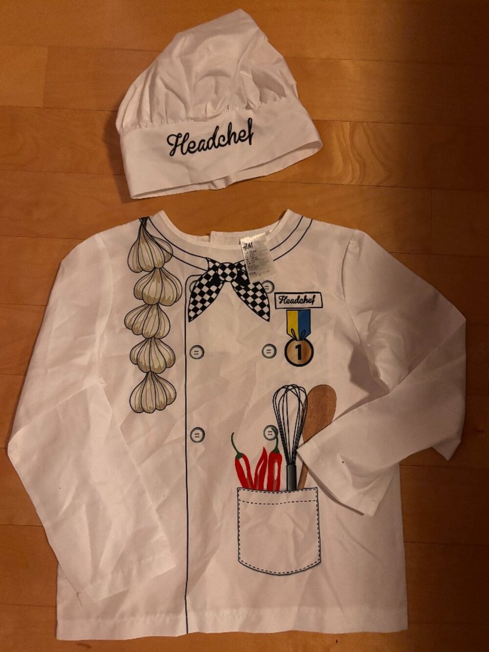 Headchef kid costume